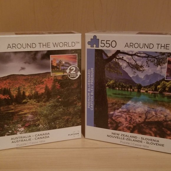 2 - 550 Piece - dual sided puzzles - Picture 2 of 2